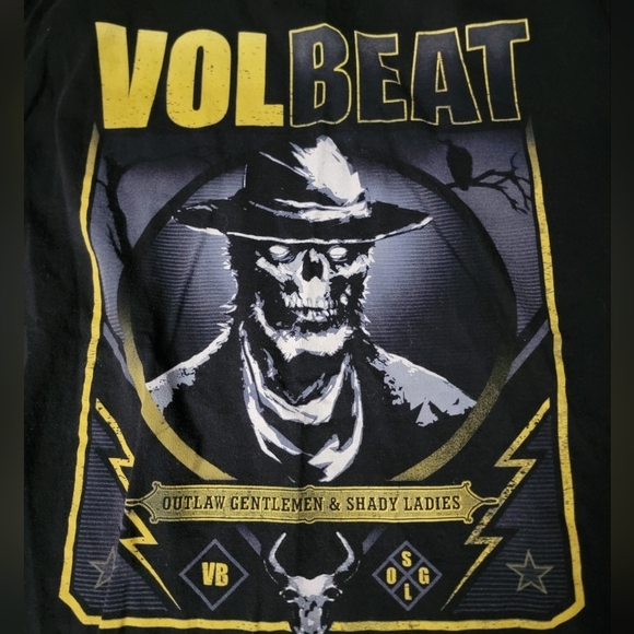 Volbeat Outlaws Tee size medium - Picture 4 of 5